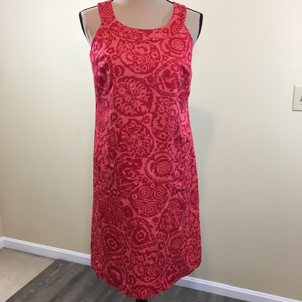 Ann Taylor Petites Keyhole Cutout Sleeveless Midi